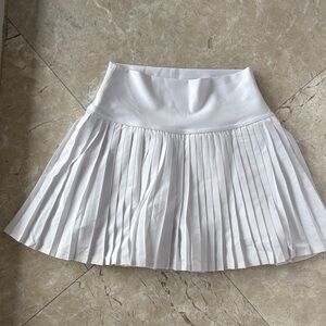 ALO Yoga White Skater Skirt